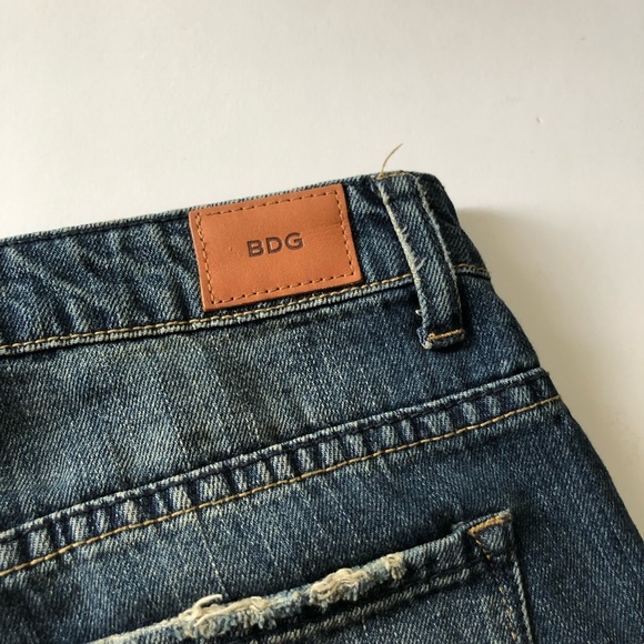 BDG Cut Off Jean Shorts Super High Rise Cheeky - Picture 7 of 8